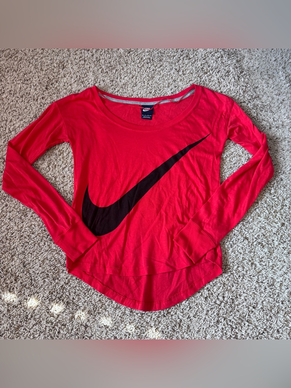Nike Women’s Red Long-Sleeve Top